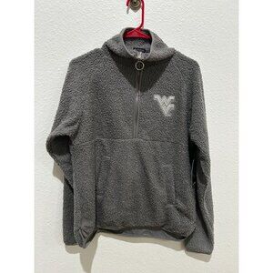 NEW Colosseum Womens S WV Gray Sherpa Fleece 1/4 Zip Pullover MSRP $64.99